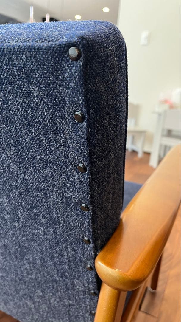 【あげ】【送料込】カリモク60 Kチェア 2シーター タープブルー