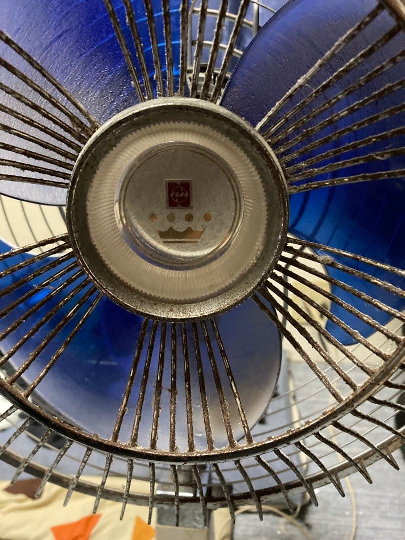 レトロ王冠ロゴ付きナショナルF-30MM動くけどジャンク品