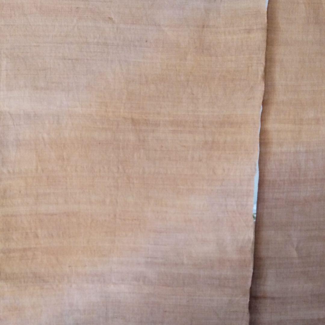 麻のれん　お茶染　手染め　515