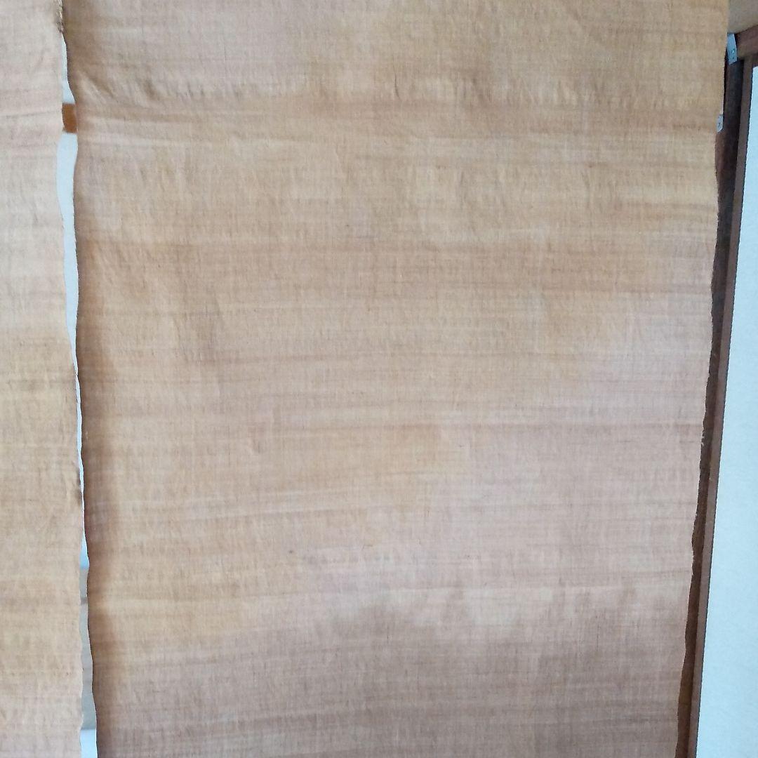 麻のれん　お茶染　手染め　515