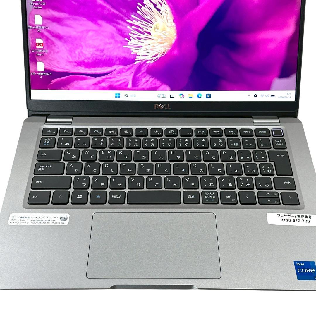 【極美品】DELL i５ １１世代 １６GB １３型ノートパソコン 806