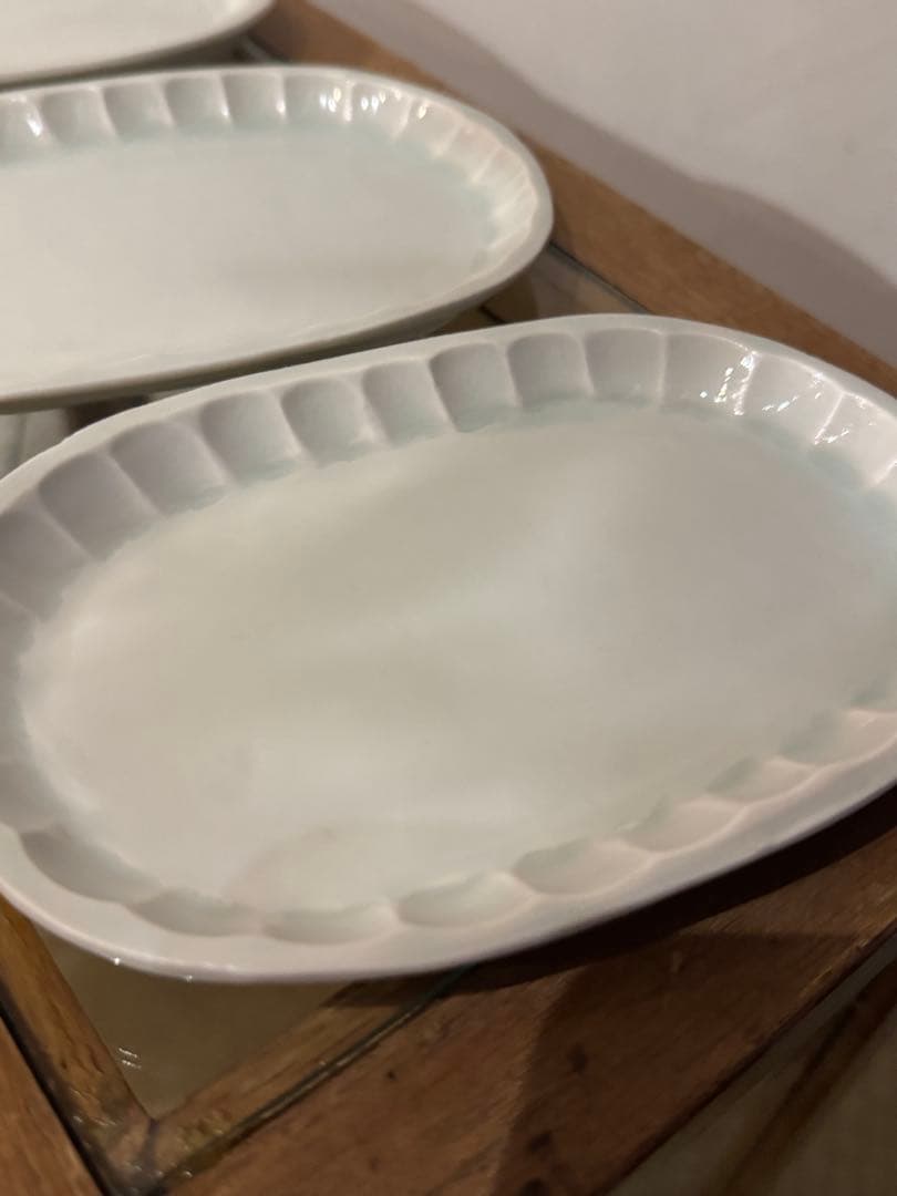 五十嵐元次さんの楕円皿　４枚