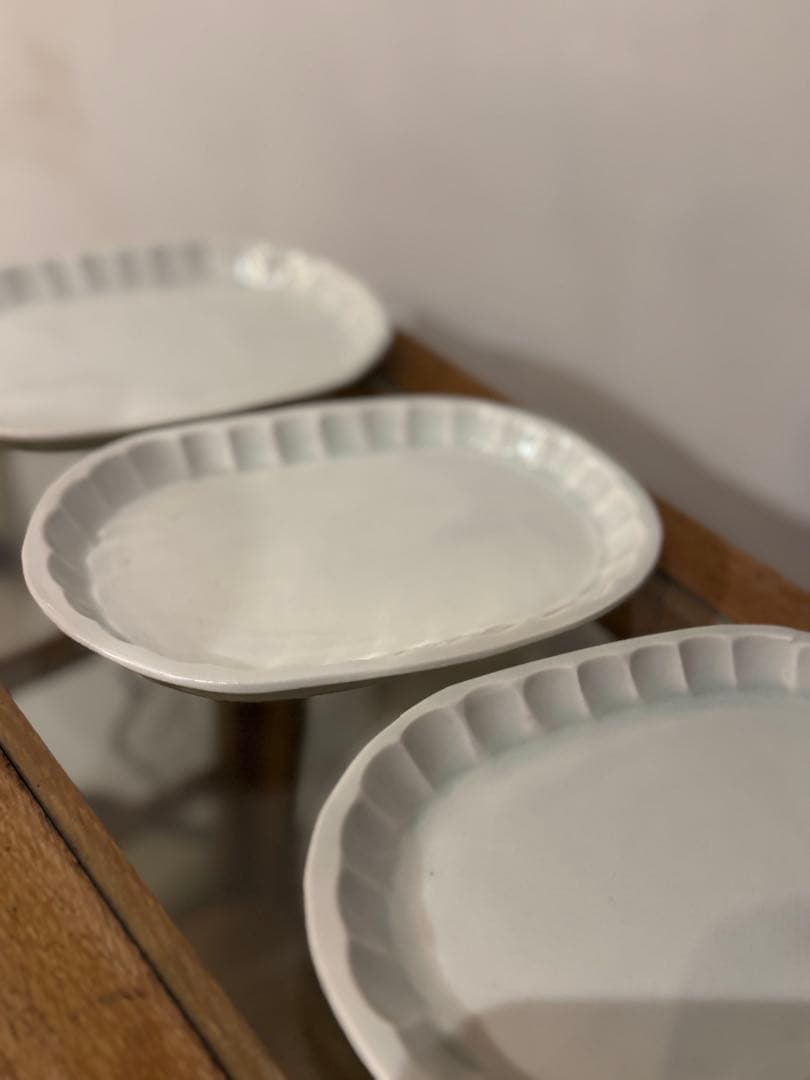 五十嵐元次さんの楕円皿　４枚