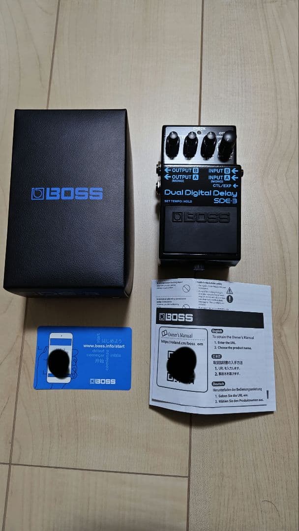ギター BOSS SDE-3 dual digital delay