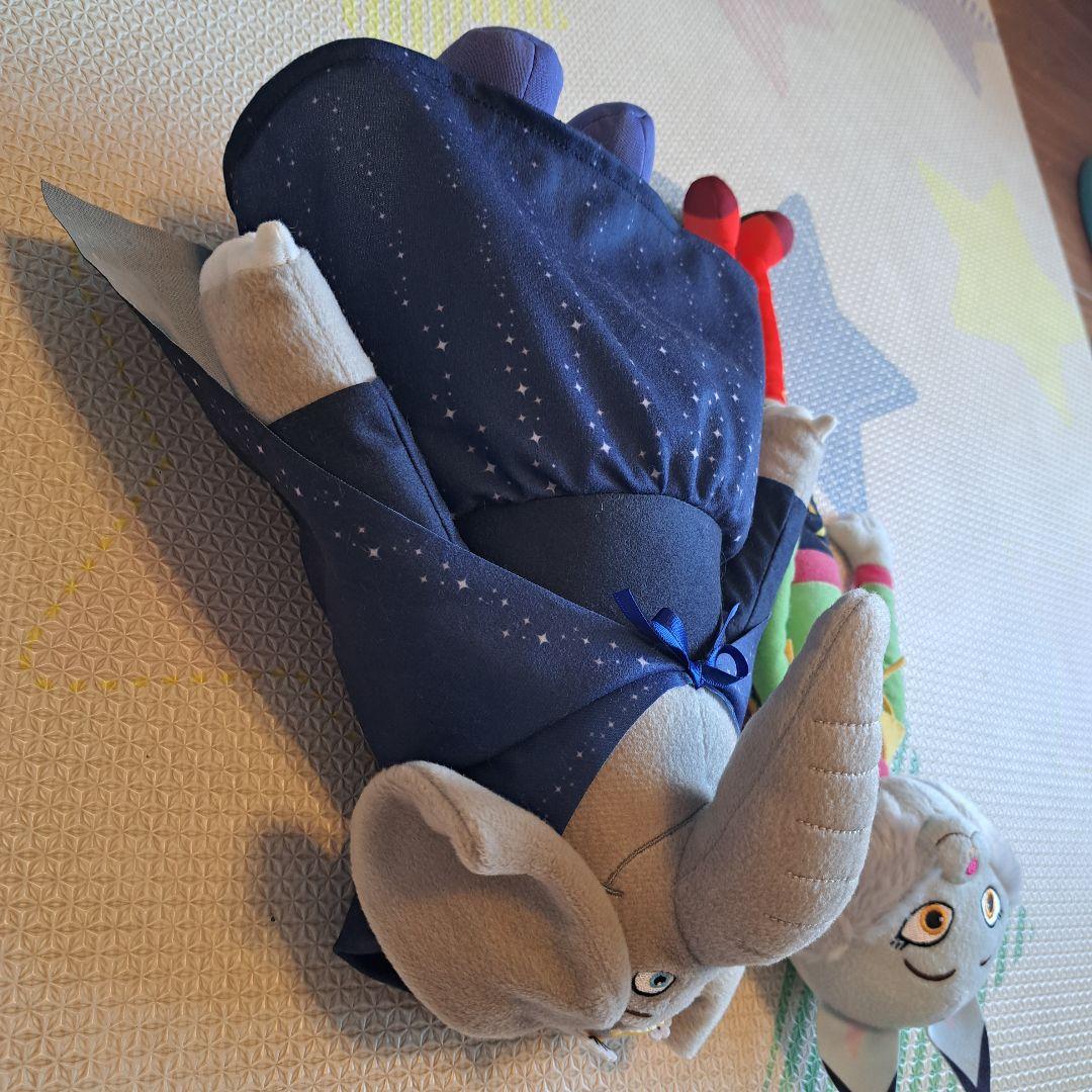 sing2 ミーナ　ヌーシー　象と猫のキャラクターぬいぐるみセット シング　映画