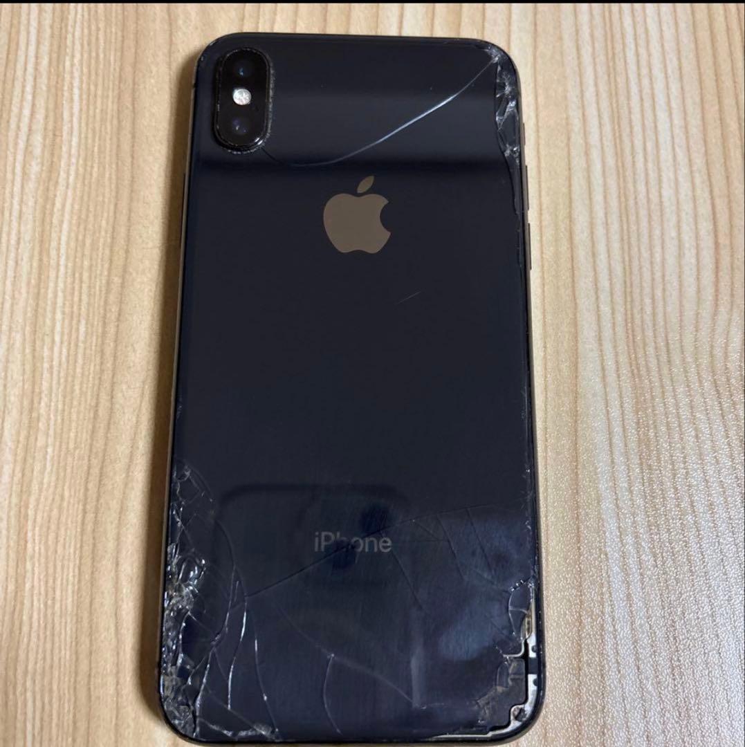 IPhone X 背面割れあり 最大容量100%