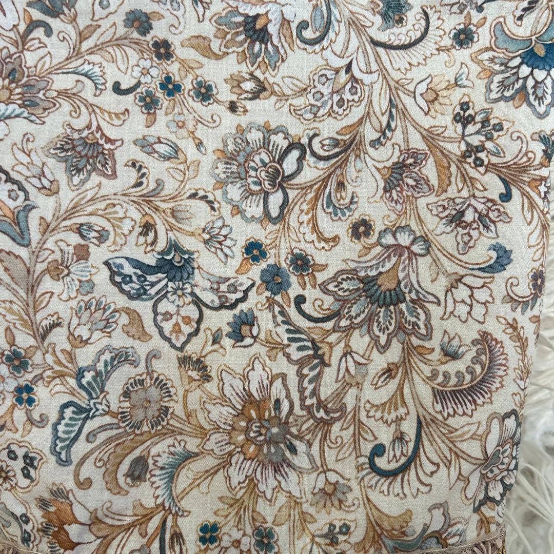 入園入学グッズ　レッスンバッグ　巾着　上履き入れ　ペイズリー　ザラホーム　フリル