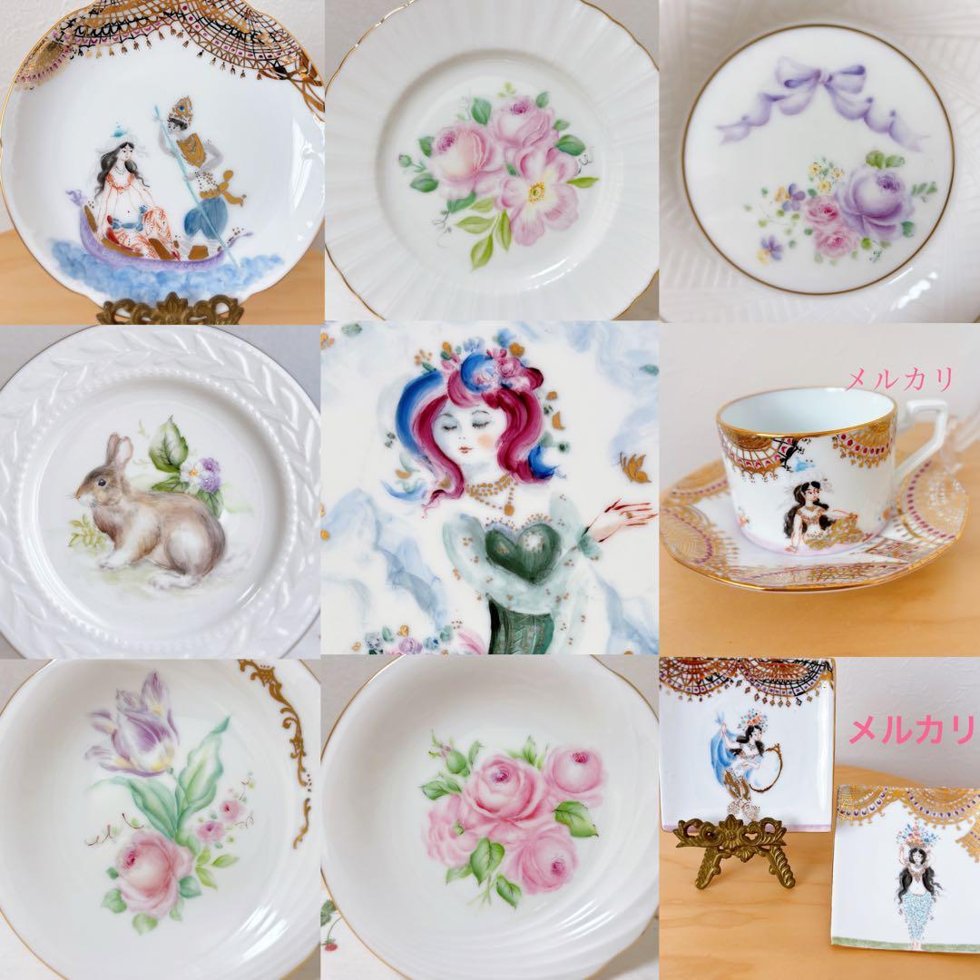 マイセン　参考　野うさぎ　ベリー　ハンドメイド　 自然主義　イースター