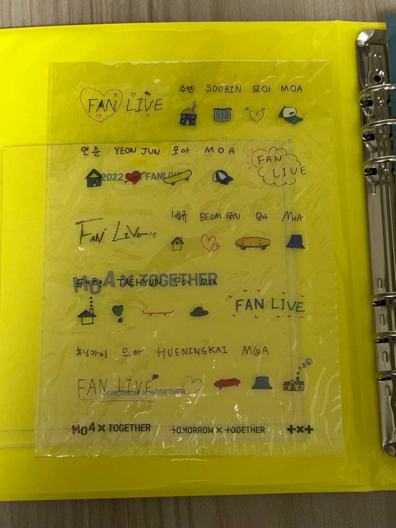 【公式】TXT フォトカードバインダー トレカ11枚付き