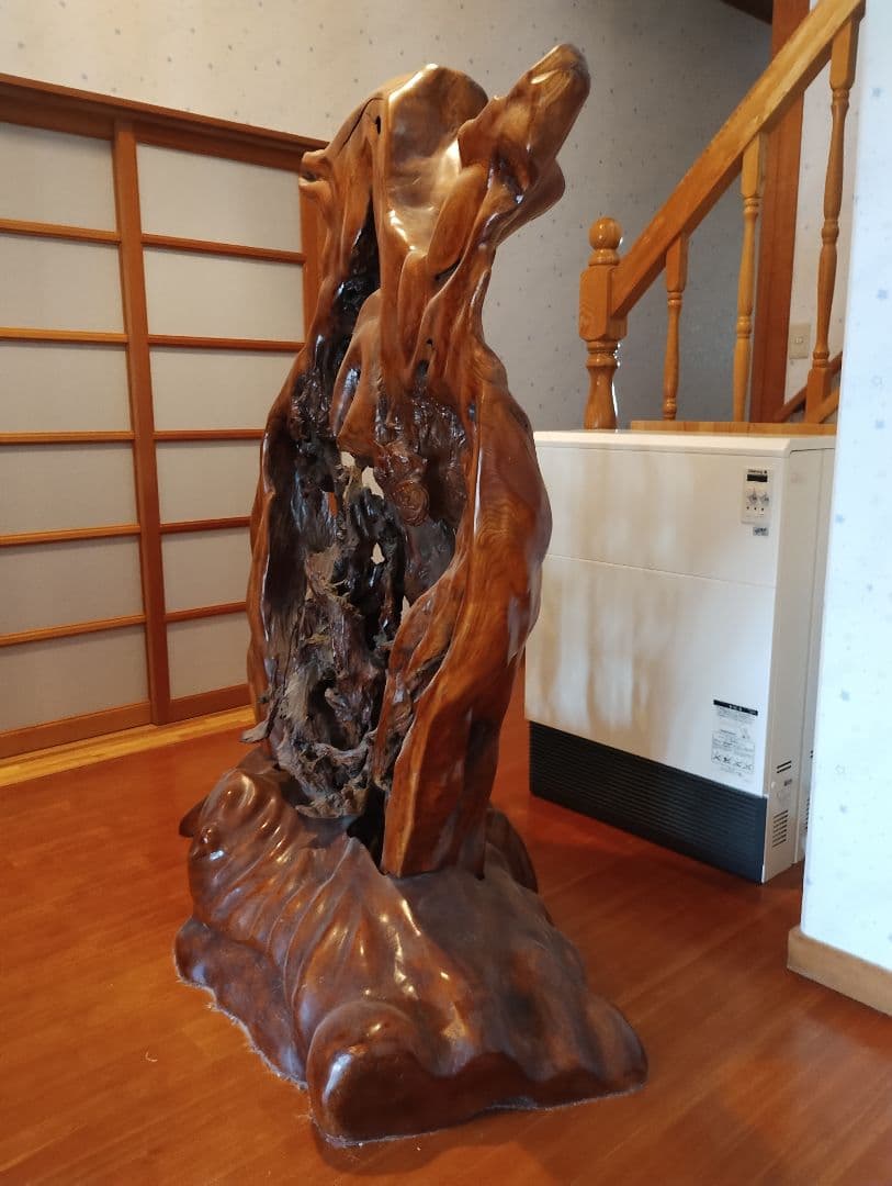 特大　天然木の衝立て