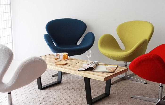 ★新品・未使用★スワンチェア★リプロダクト★グレー★