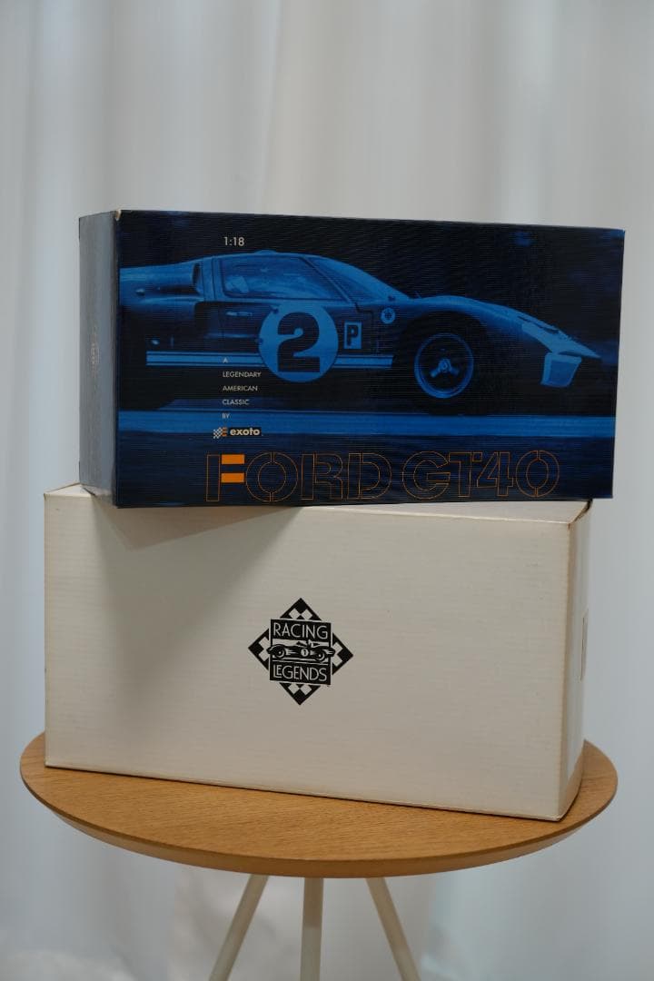 美品 EXOTO 1/18 FordGT40 Mk.II 1966 #7 元箱付