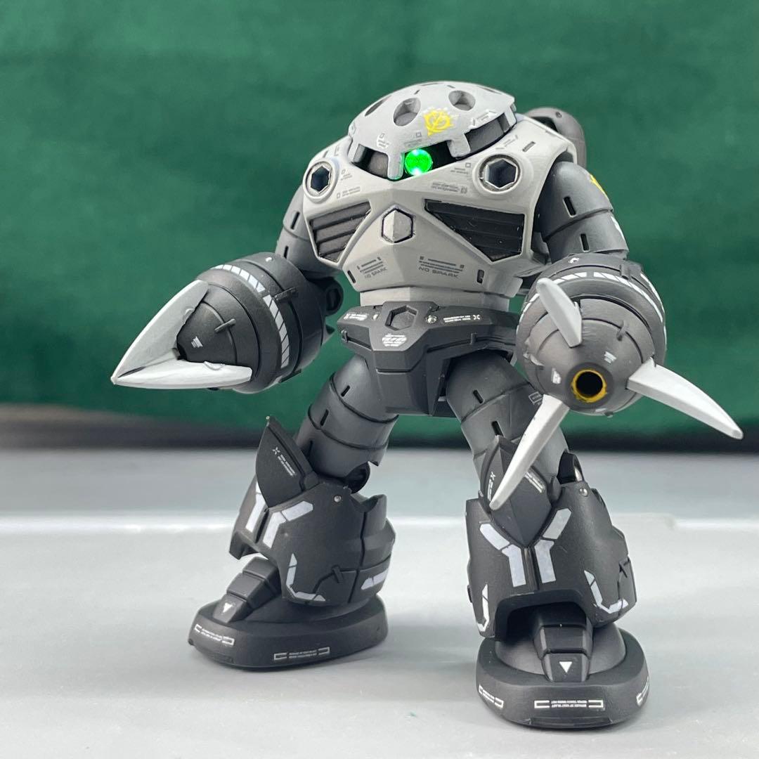モビルスーツアンサンブル　LED搭載　ズゴック　全塗装　フィギュア　ガンダム