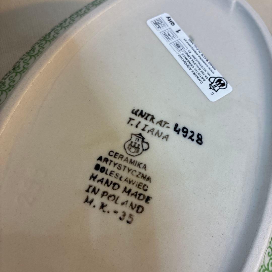 ポーリッシュポタリー オーブンディッシュ パンジー柄