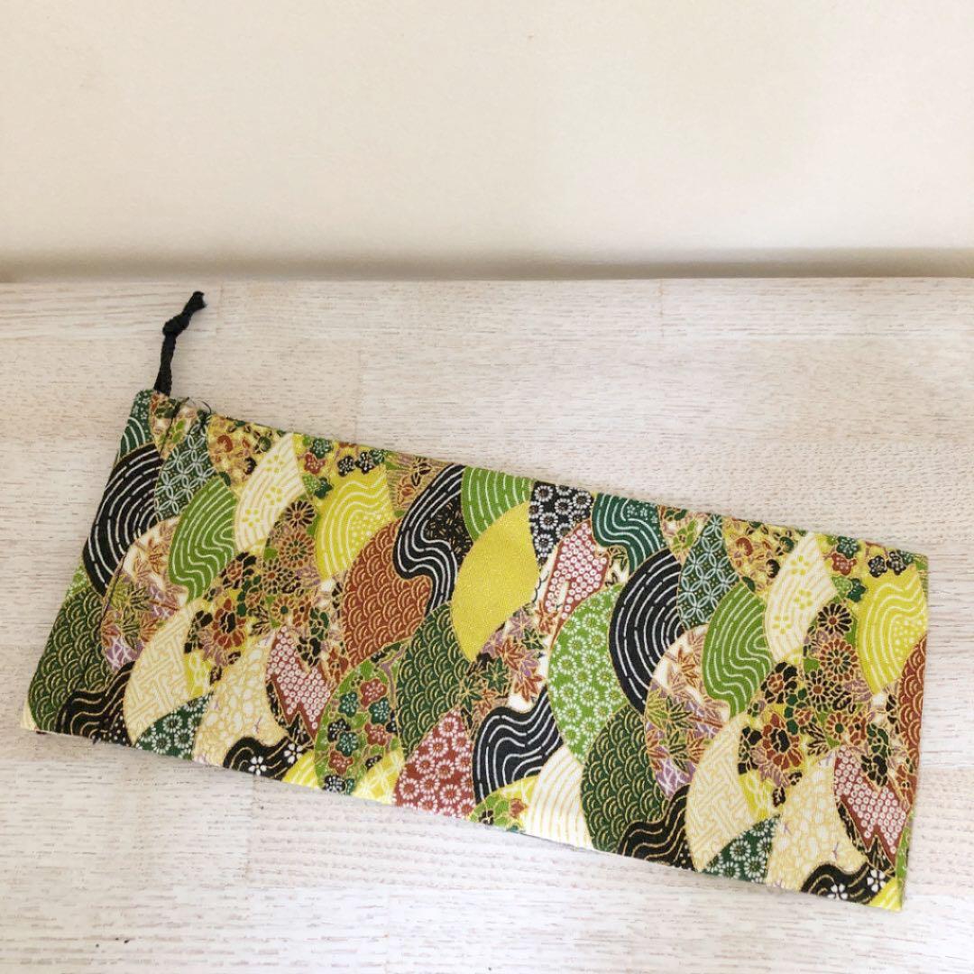 プロフ必読！ 箸入れ　 巾着　和柄　お好きな生地、サイズで製作可能です