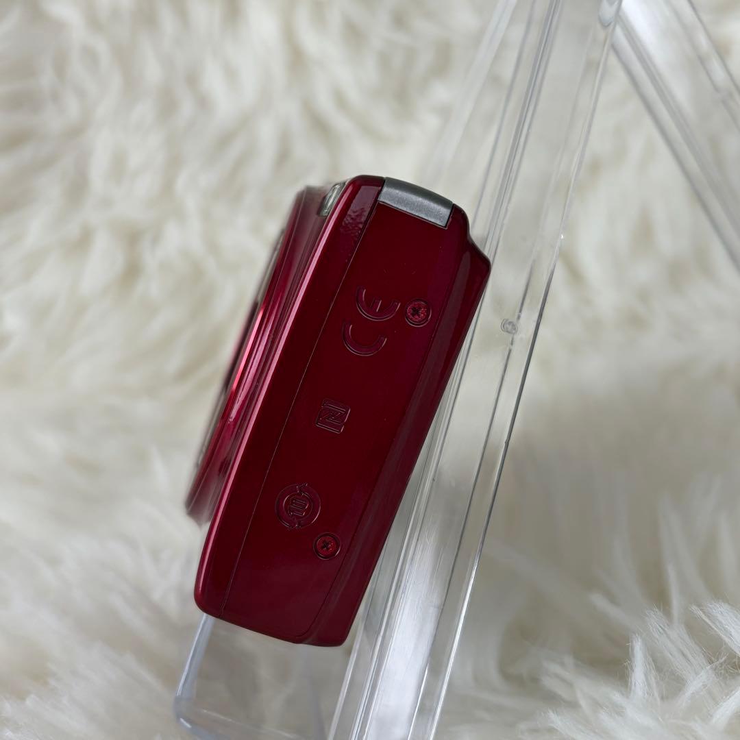 【極美品】Canon IXY 190 レッド デジカメ　充電器・バッテリー２個付