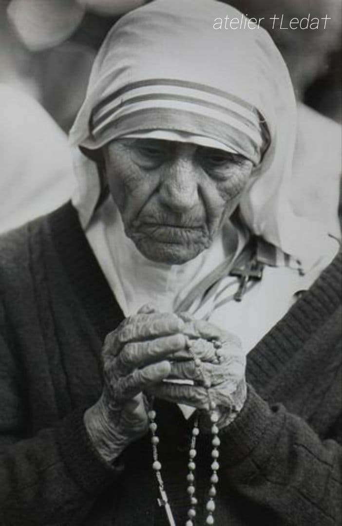 ☆ヨブの涙 ロザリオ☆Job's Tears Rosary マザー・テレサ