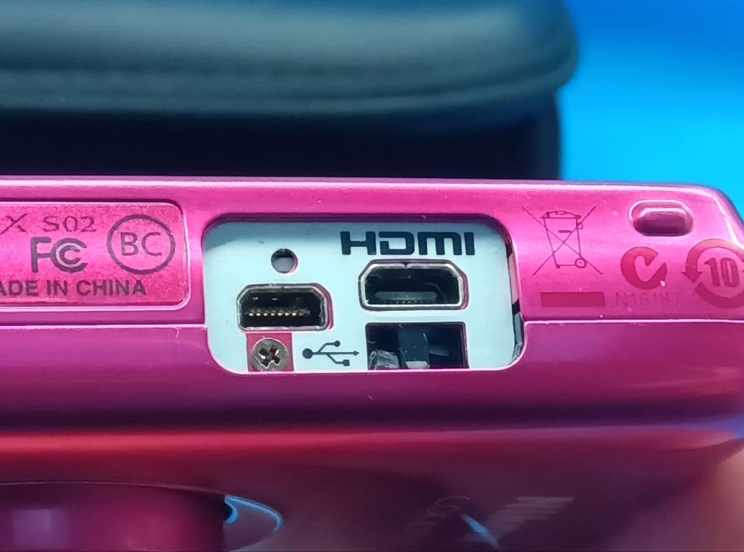 動作品裏フタ無 Nikon COOLPIX S02 小型デジカメ 1,317万