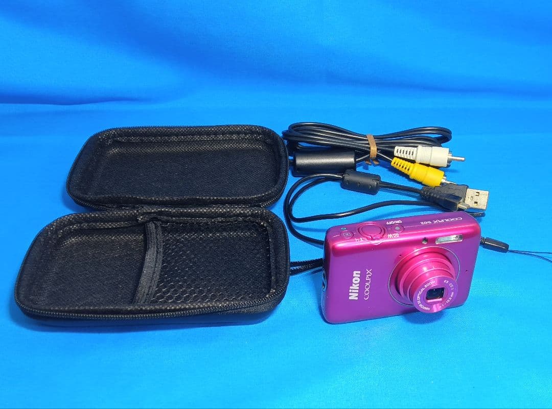 動作品裏フタ無 Nikon COOLPIX S02 小型デジカメ 1,317万