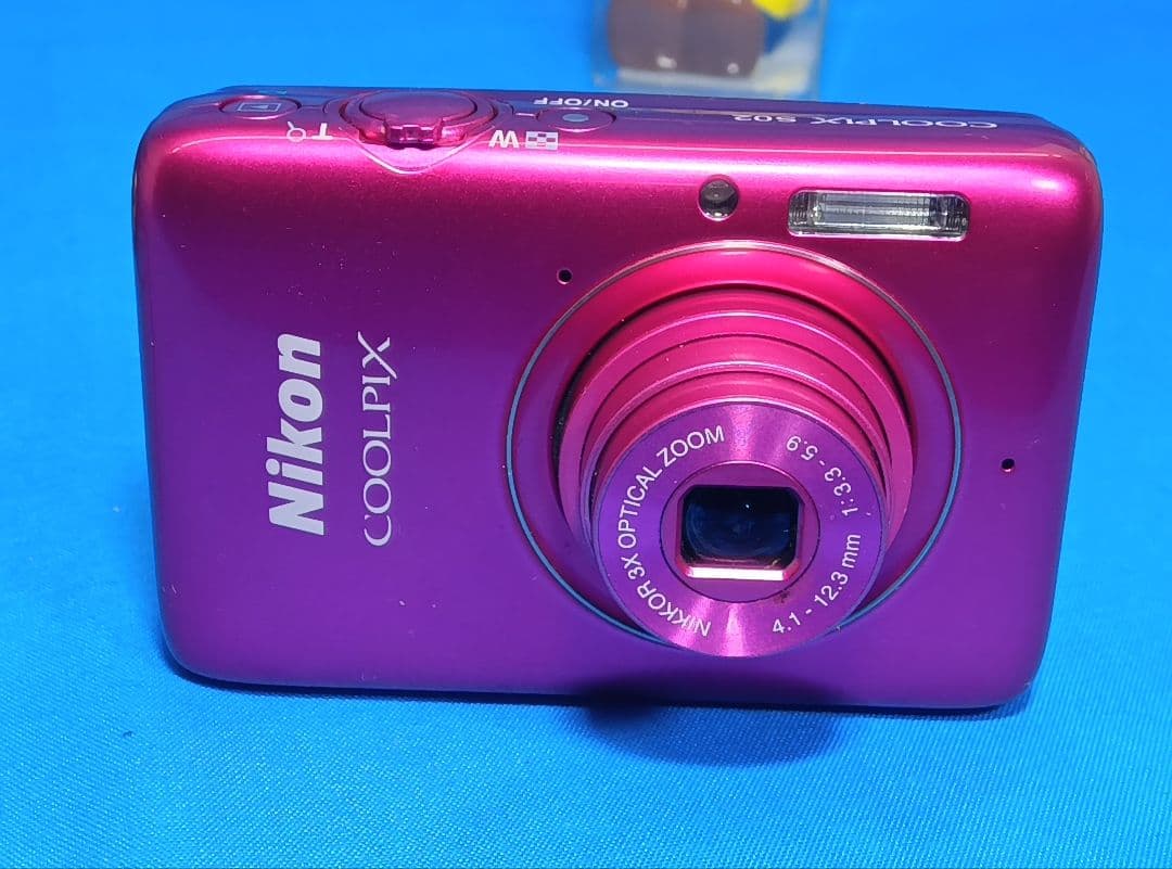 動作品裏フタ無 Nikon COOLPIX S02 小型デジカメ 1,317万