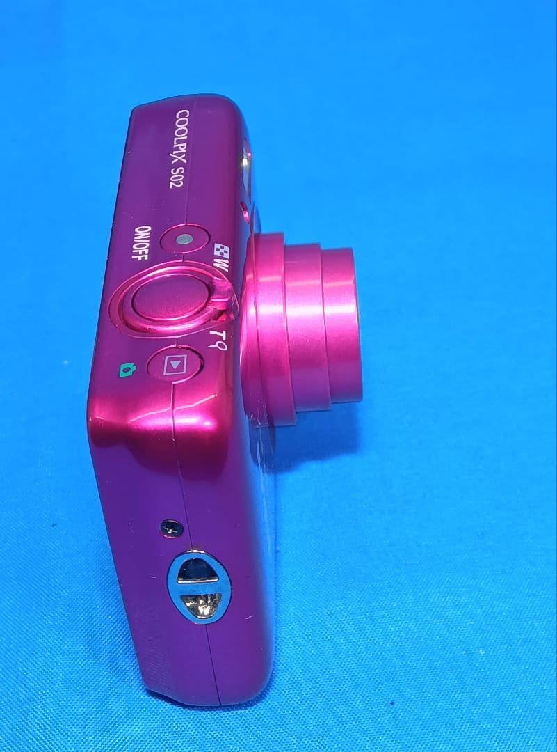 動作品裏フタ無 Nikon COOLPIX S02 小型デジカメ 1,317万