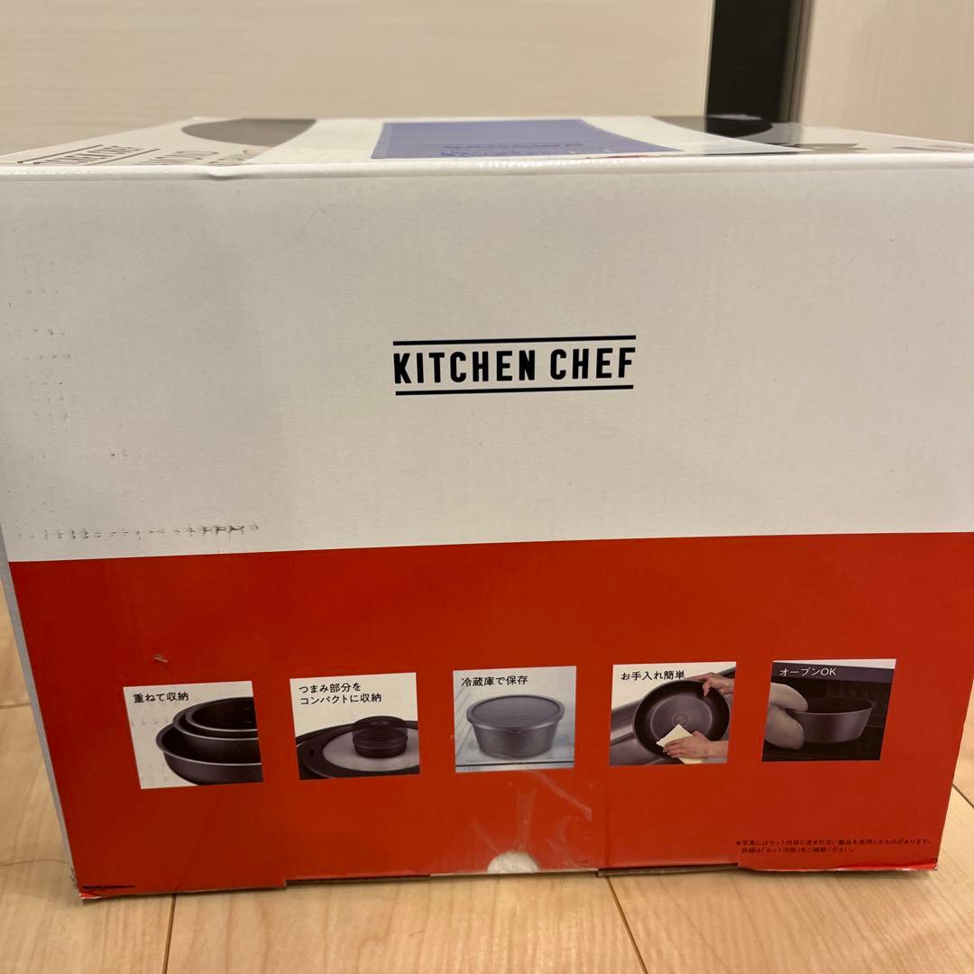 KITCHEN CHEF ダイヤモンドコートパンセット 12点
