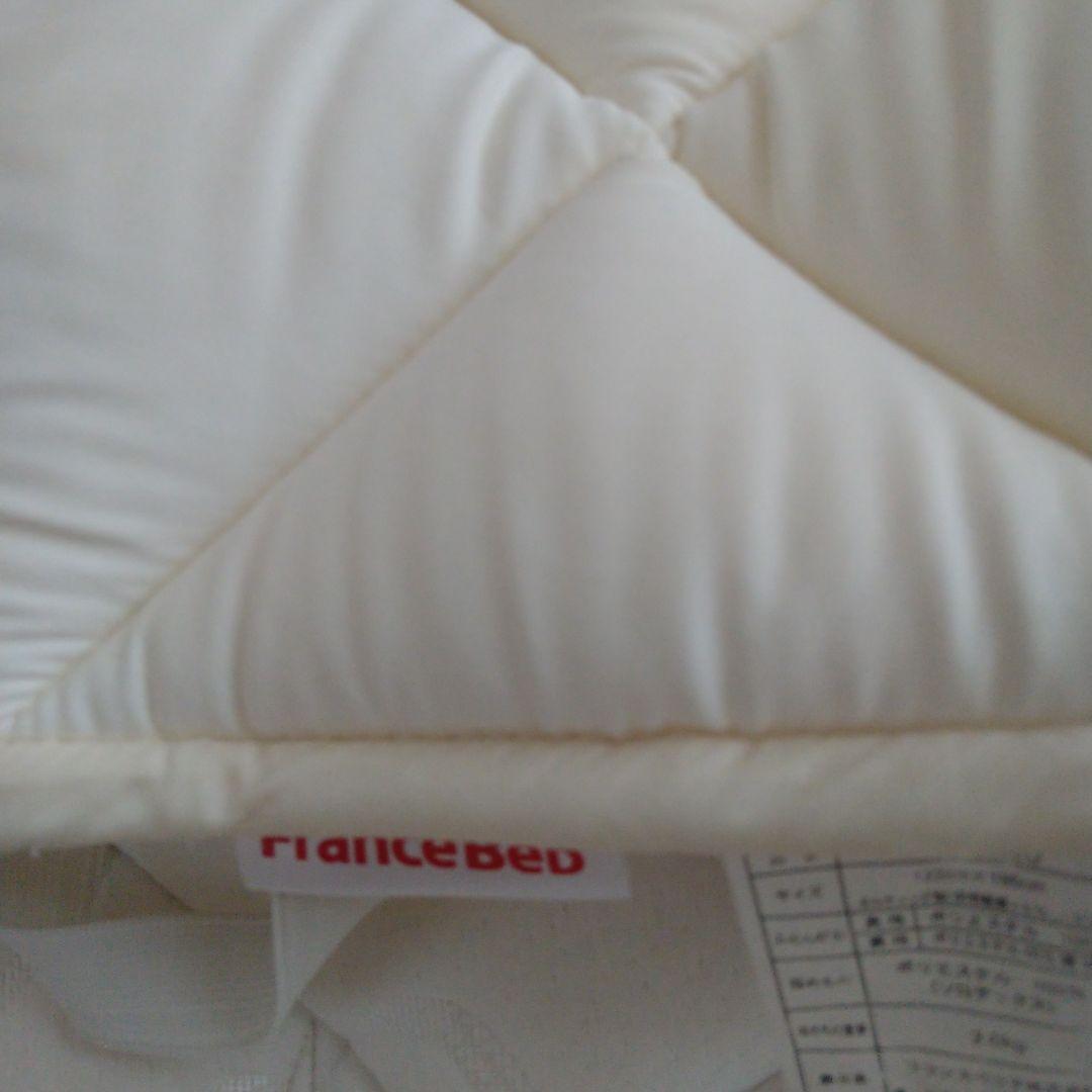 FranceBedExcellent マットレスフレームベッドパッド付1台送料込