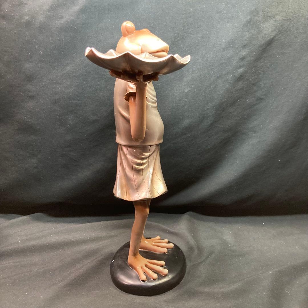 【美品】ペアカエル 置物 小物置き インテリア飾り 樹脂製