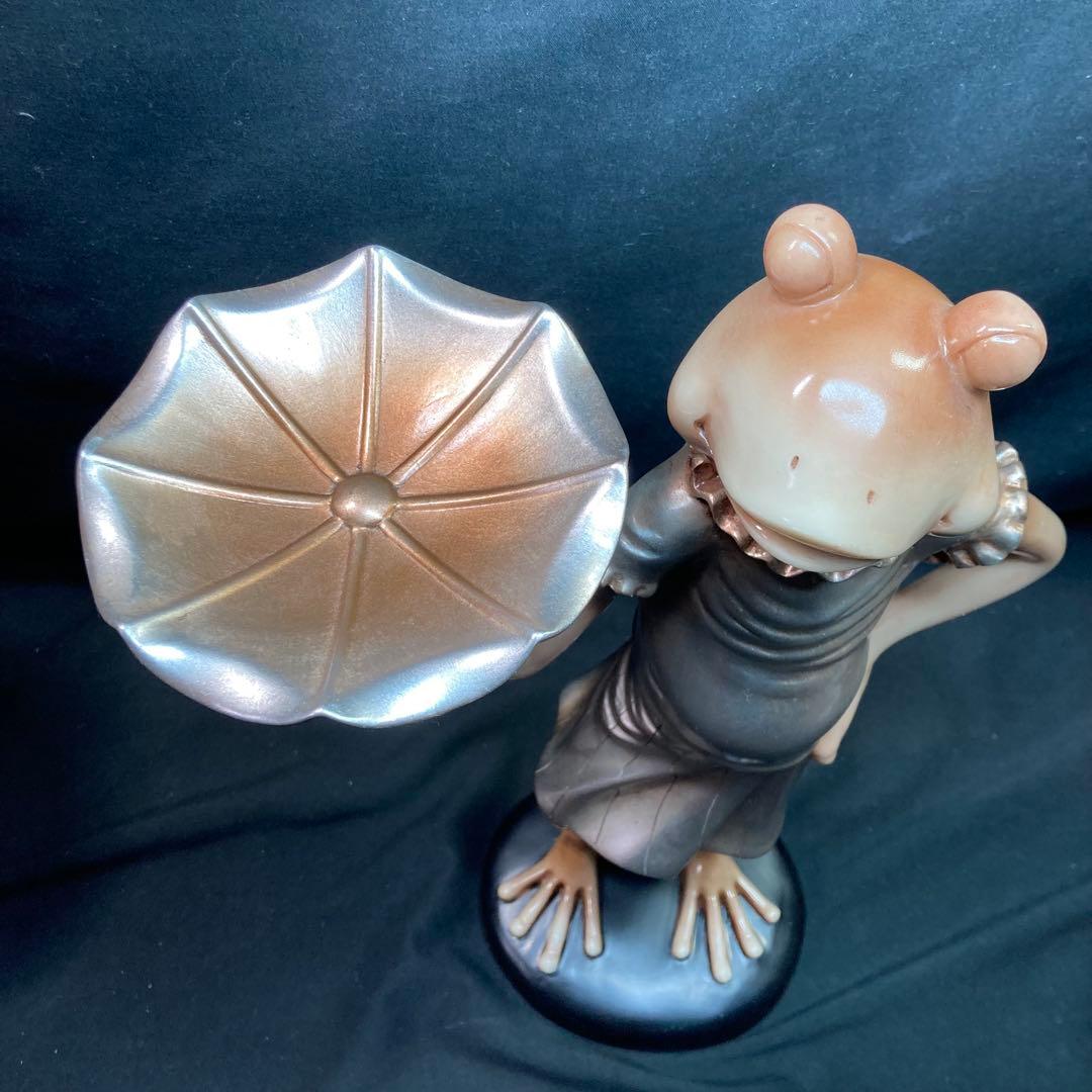 【美品】ペアカエル 置物 小物置き インテリア飾り 樹脂製