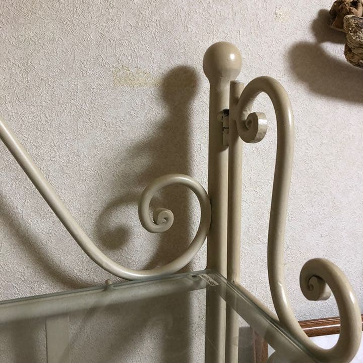 インポート アイアンラック アンティーク調 シェルフ 棚