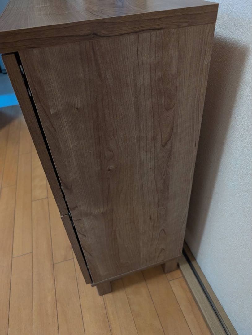 【送料込】LOWYA キャビネット リビング収納 サイドボード 扉付き 棚