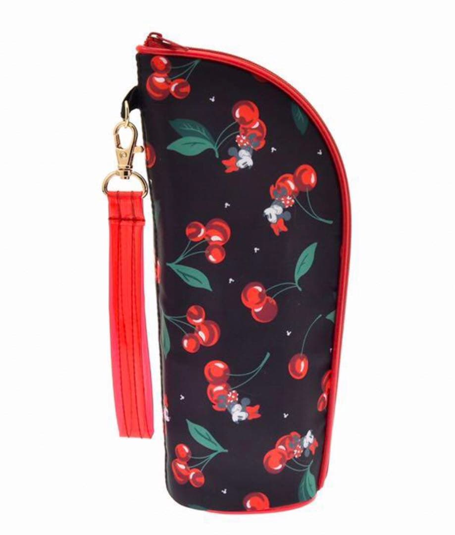 Disney ミニー　ランチトート＆ペットボトルカバー　保冷・保温　さくらんぼ