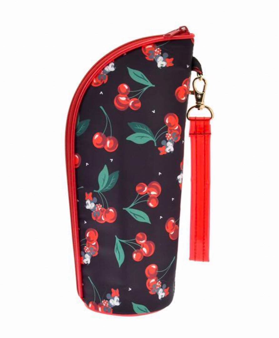 Disney ミニー　ランチトート＆ペットボトルカバー　保冷・保温　さくらんぼ