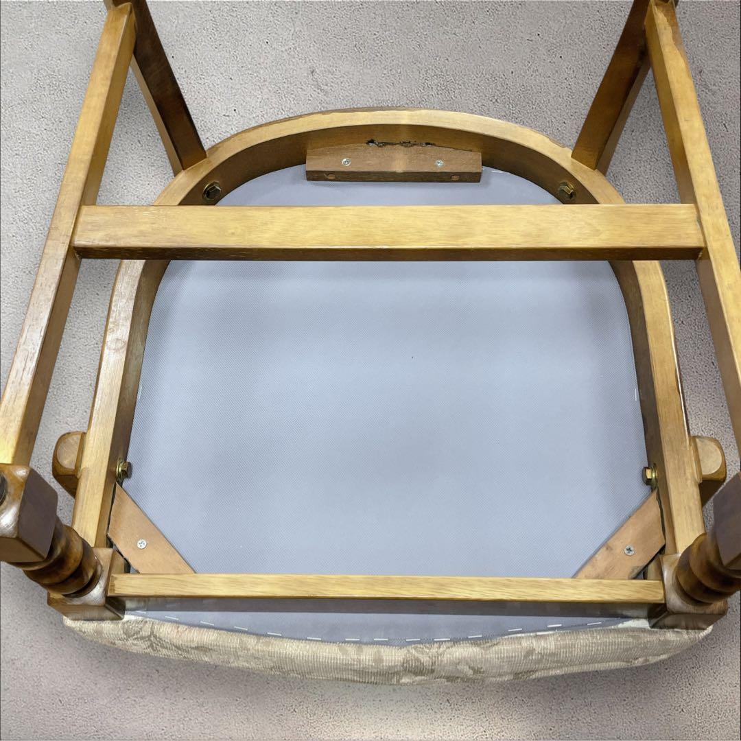 カリモク コロニアルアームチェア レトロ ソファ KARIMOKU ①