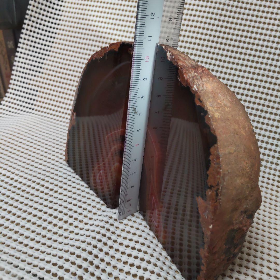 赤瑪瑙ブックエンド(両側二点)