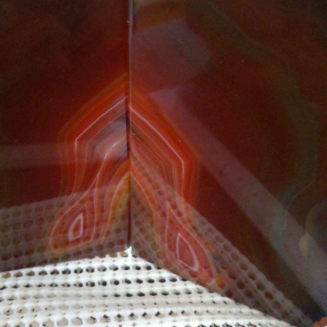 赤瑪瑙ブックエンド(両側二点)