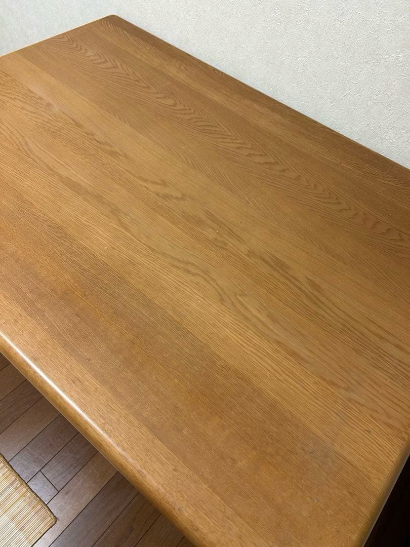 マルニ　天然木　学習机　①机+上棚