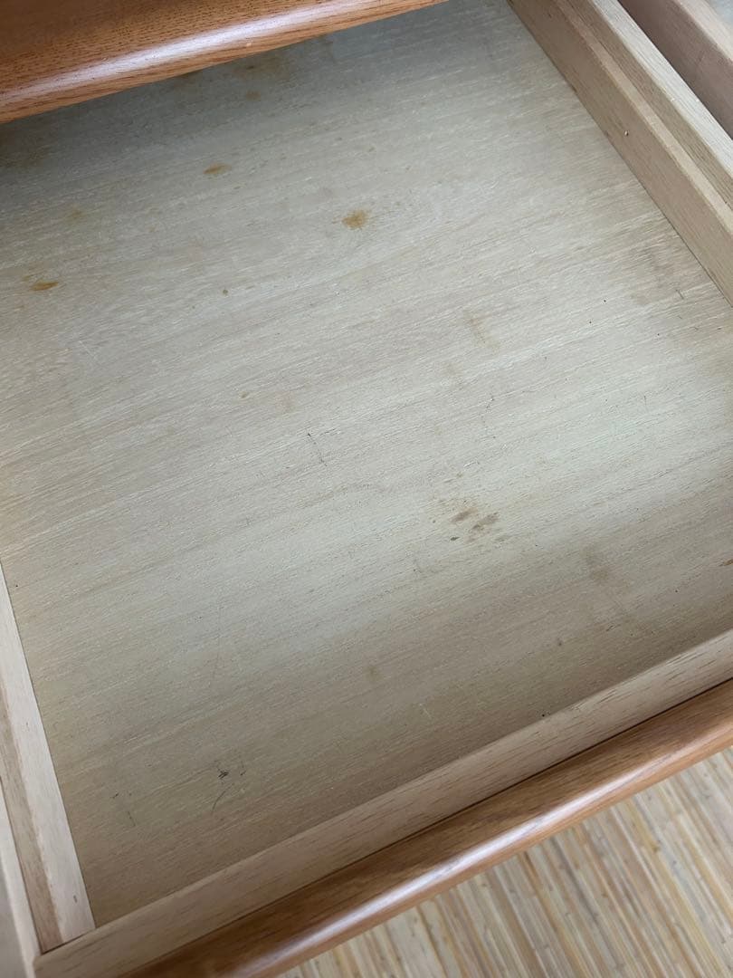 マルニ　天然木　学習机　①机+上棚