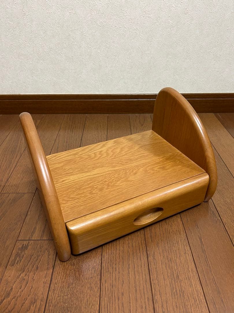 マルニ　天然木　学習机　①机+上棚