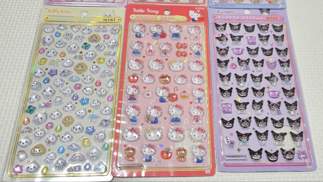 正規品　ボンボンドロップシール　キャラクター