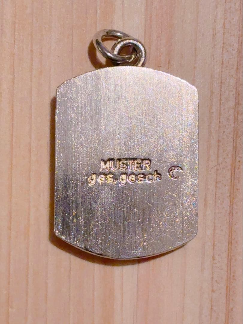 ドイツMUSTER ges.gesch.製、純銀925Sゲーム・ペンダントトップ