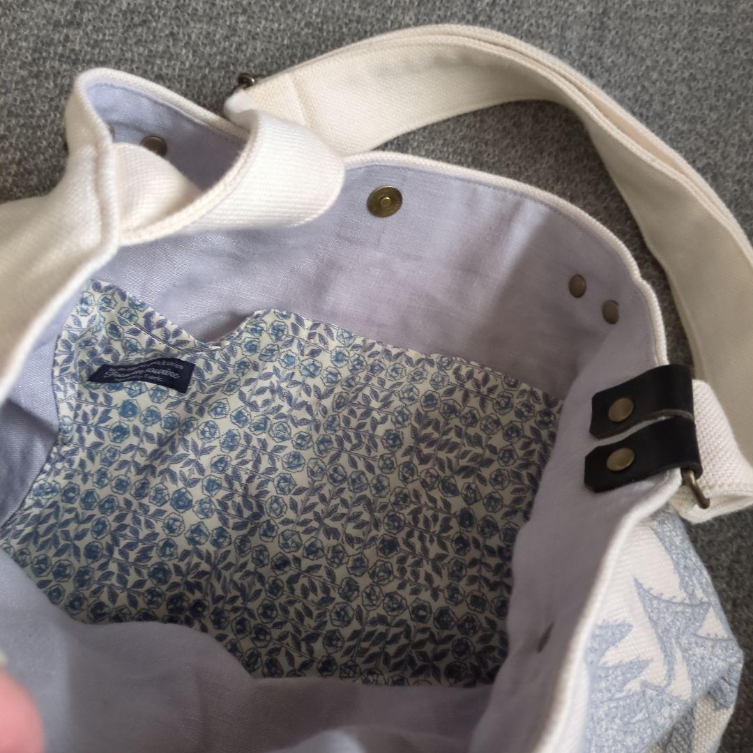 専用　ハンドメイドミナペルホネンランドシアター（アイボリー）ショルダーバッグ