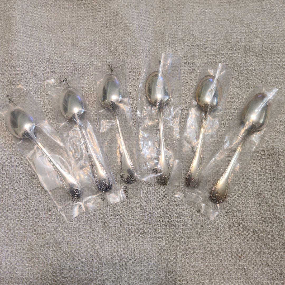 Christofle デミタススプーン 未使用3本含む6本セット