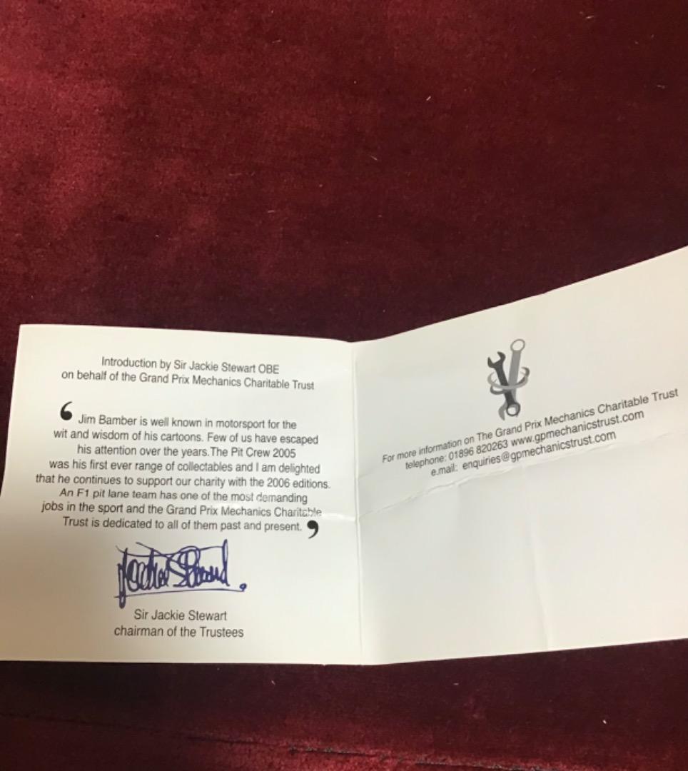 非常に珍しい!ピットクルー by ジム・バンバーフェラーリとルノーレア！！！！