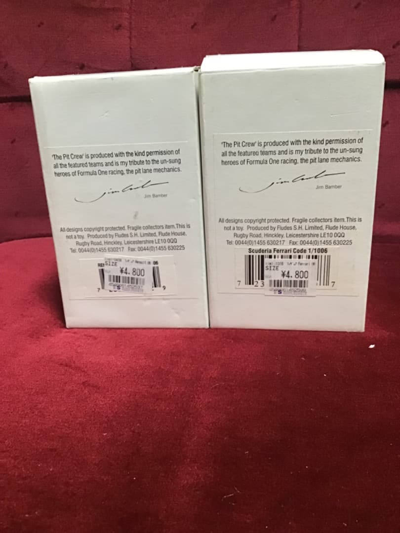 非常に珍しい!ピットクルー by ジム・バンバーフェラーリとルノーレア！！！！