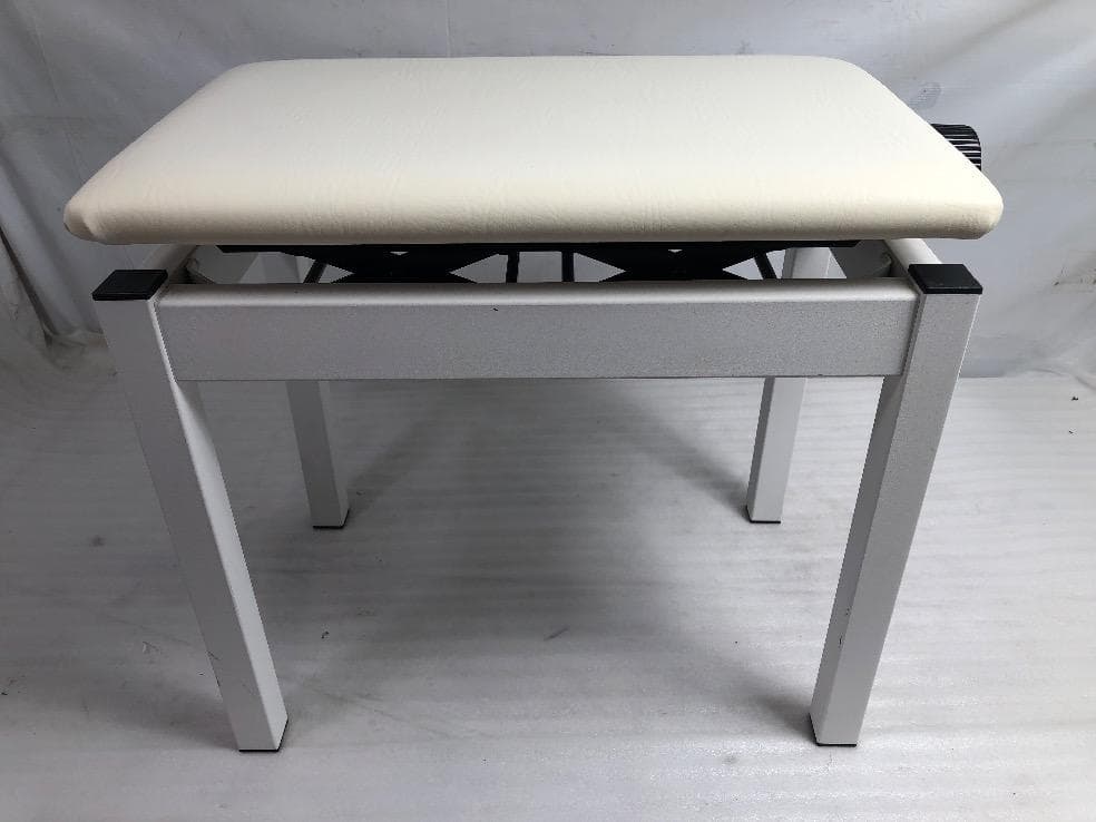 ※83693※ROLANDピアノ椅子　T-MDF　（ホワイト）★送料無料