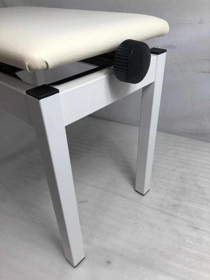 ※83693※ROLANDピアノ椅子　T-MDF　（ホワイト）★送料無料