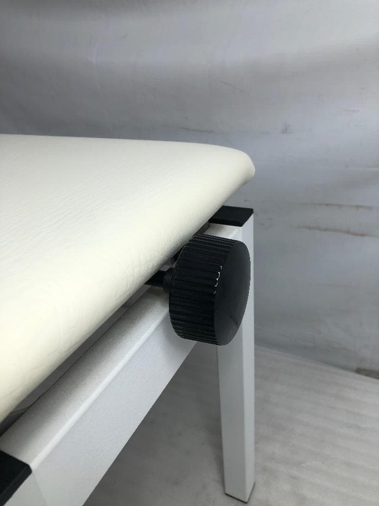 ※83693※ROLANDピアノ椅子　T-MDF　（ホワイト）★送料無料