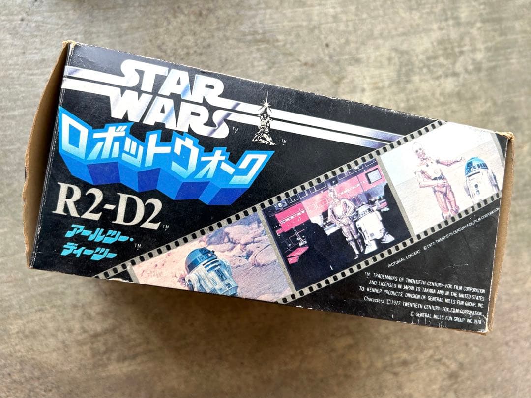 【希少】タカラ STAR WARS R2-D2 ロボットウォーク箱入、動作確認済