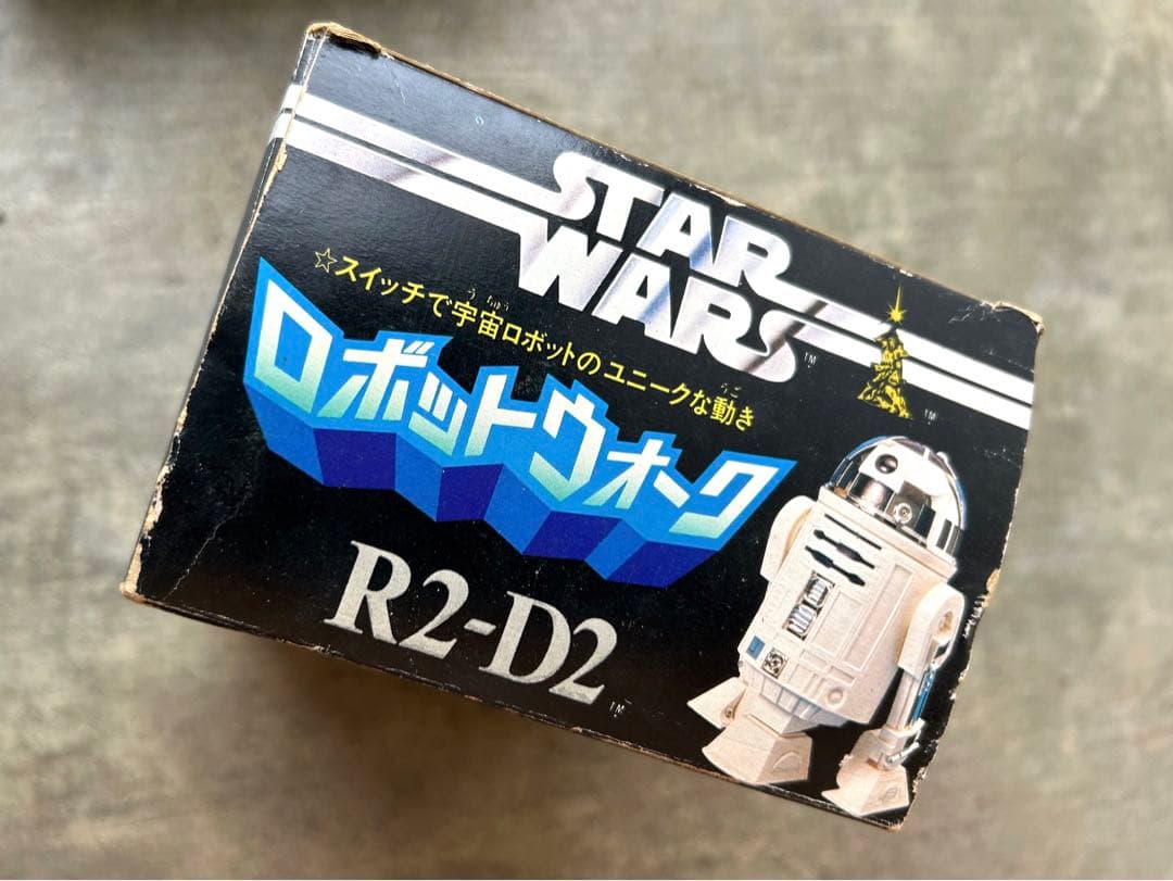【希少】タカラ STAR WARS R2-D2 ロボットウォーク箱入、動作確認済
